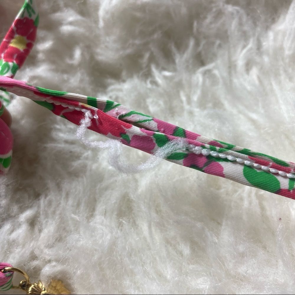 Lilly Pulitzer Ants on Parade floral colorful pink green string bikini XS - Picture 6 of 7